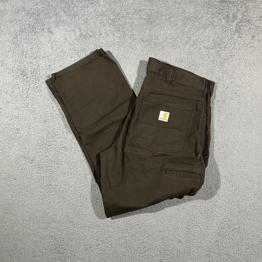 Carhartt Brown Relaxed Fit Utility Work Pant Men's Size 36x30 #2790